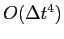 $ O(\Delta t ^4)$